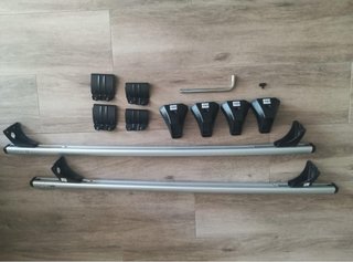 Cofre Techo 340L Plegable + 2 Barras Cruz