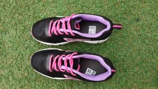 Zapatillas WOHS Negras y Rosas Talla 35