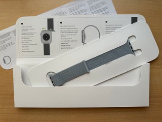 Apple Watch 42mm. Blue Cloud Sport Loop