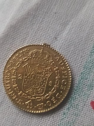 Lote 4 monedas españolas oro