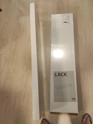 Baldas LACK IKEA Blancas (2 unidades)