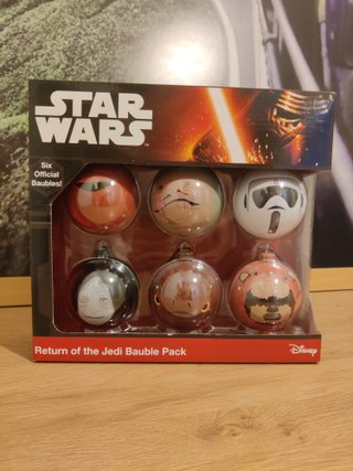 Star Wars Bolas Navidad Numskull 6 Unidades