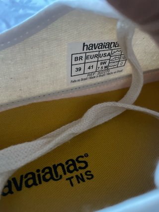 Havaianas TNS Canvas Branco 39