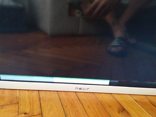 Televisión plana Nevir 32 blanca