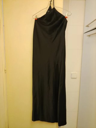 Vestido largo negro fiesta