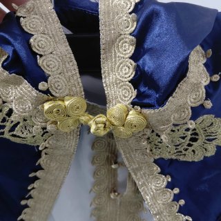Traje árabe infantil azul y dorado