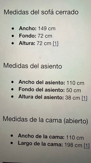 Sofá cama Ikea Askeby azul