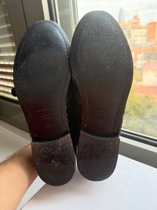 D&G 100% piel pedrería Negro Mocasines T.40 (7)