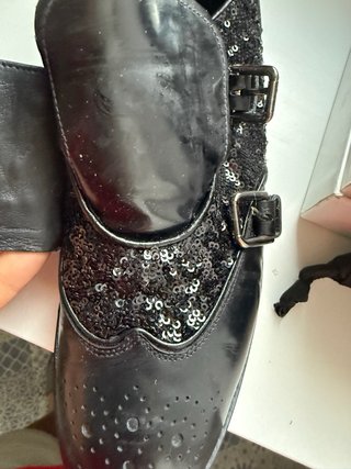 D&G 100% piel pedrería Negro Mocasines T.40 (7)