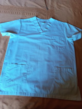 Casaca Sanitaria Unisex Blanca Talla 6