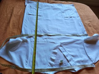 Casaca Sanitaria Unisex Blanca Talla 6