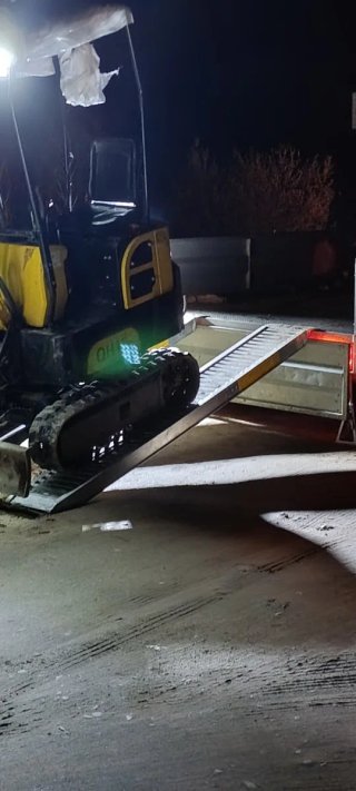 Rampas mini excavdora remolque /camión CLM 85.25
