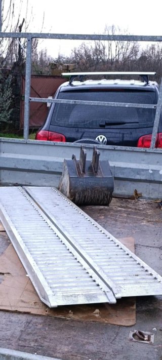 Rampas mini excavdora remolque /camión CLM 85.25