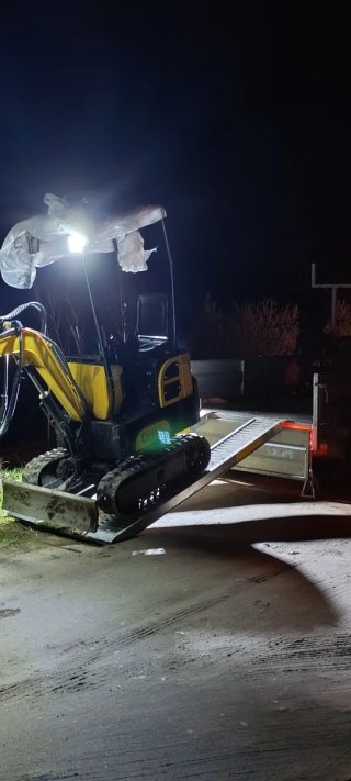 Rampas mini excavdora remolque /camión CLM 85.25