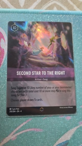Second Star to the Right Lorcana Enchanted