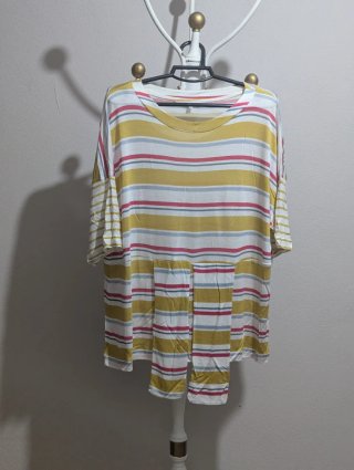 Camiseta Manga Corta Rayas