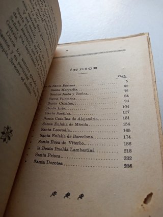 Vidas de niñas santas. Año 1916.