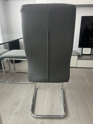 Mesa y 4 Sillas Comedor Cristal