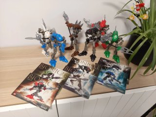 Set de 6 Figuras LEGO Bionicle , 15€ cada uno