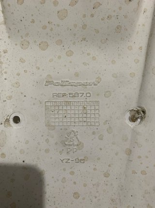 Aleta Trasera Polisport Yamaha YZ-96 Blanca