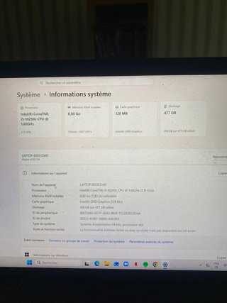Portátil HP 15 - Core Ultra 7, 32GB RAM, 1TB SSD