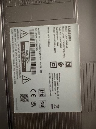 Samsung TV 65 Seminueva