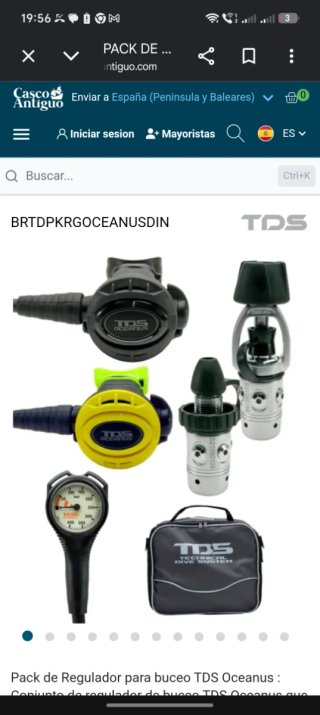 Pack Reguladores Buceo TDS Oceanus