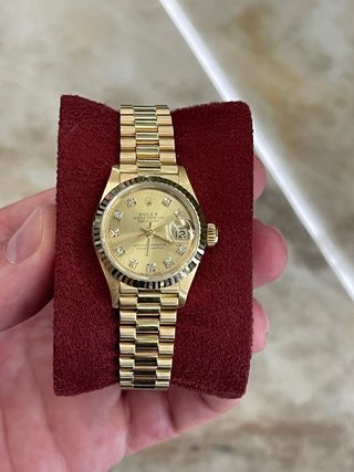 Rolex Datejust Oro Amarillo 26mm Diamantes
