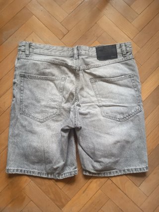 Bermuda Vaquera Gris Pull&Bear