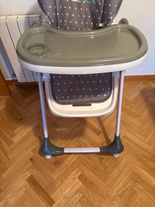 Trona para Bebé Gris y Blanca