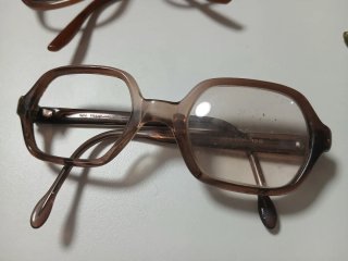 Gafas vintage retro marrones
