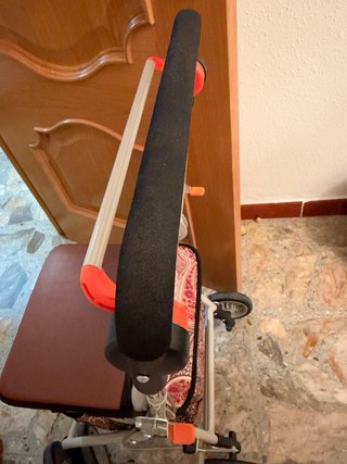 Andador y carrito compra 2 en 1 con asiento
