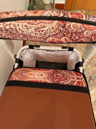 Andador y carrito compra 2 en 1 con asiento