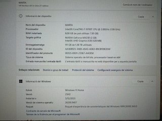 HP Pavilion All-in-One 27-xa0xxx
