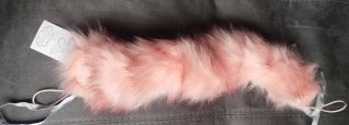Boa pelo rosa para carrito bebé