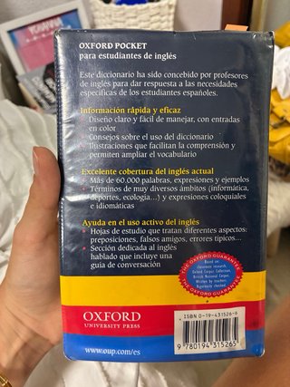 Diccionario de inglés Oxford