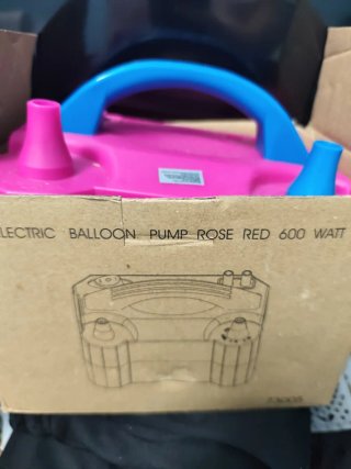 Inflador Eléctrico Globos Rosa 600W