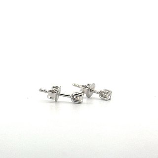 Pendientes de Oro Blanco y Diamantes