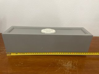 Caja para Infusiones de Madera Gris