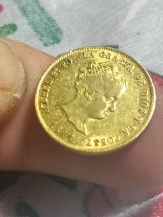 Moneda de Oro 80 reales Isabel II