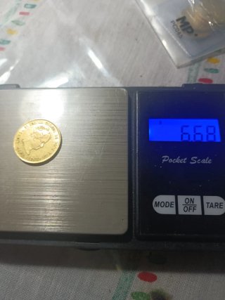 Moneda de Oro 80 reales Isabel II
