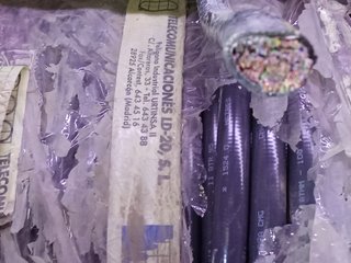 carrete cable Telecomunicaciones multipolar