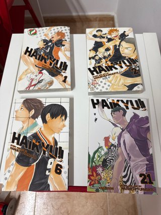 Haikyuu!! manga en inglés - Tomos 1, 2, 6 y 21