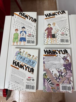 Haikyuu!! manga en inglés - Tomos 1, 2, 6 y 21