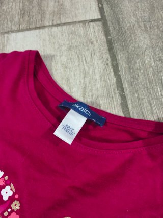 Lote 6 camisetas niña manga larga