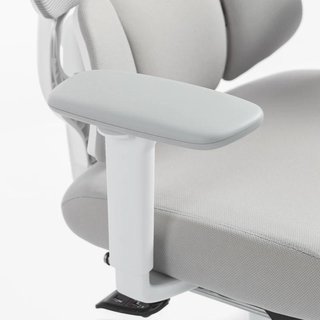 Silla Oficina Ergonómica Soporte Lumbar Gris