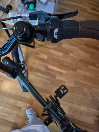 Bicicleta Plegable Eléctrica E Fold 500 Verde
