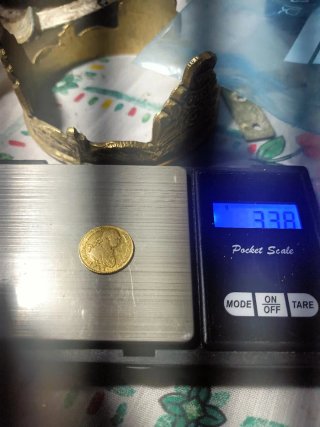 Moneda de Oro un escudo Carlos 4