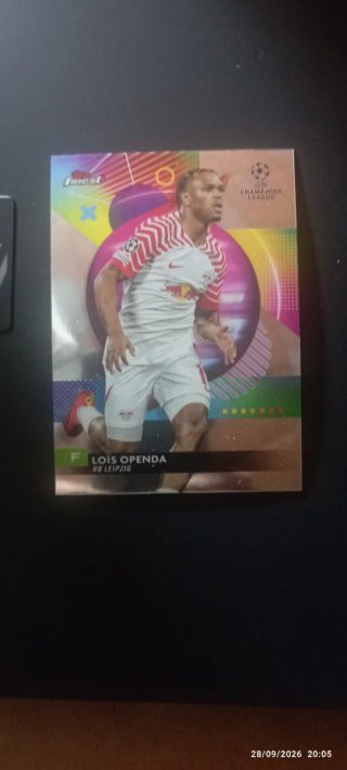 Carta Topps Finest Loïs Openda