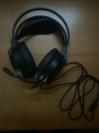 Auriculares gaming con micrófono USB